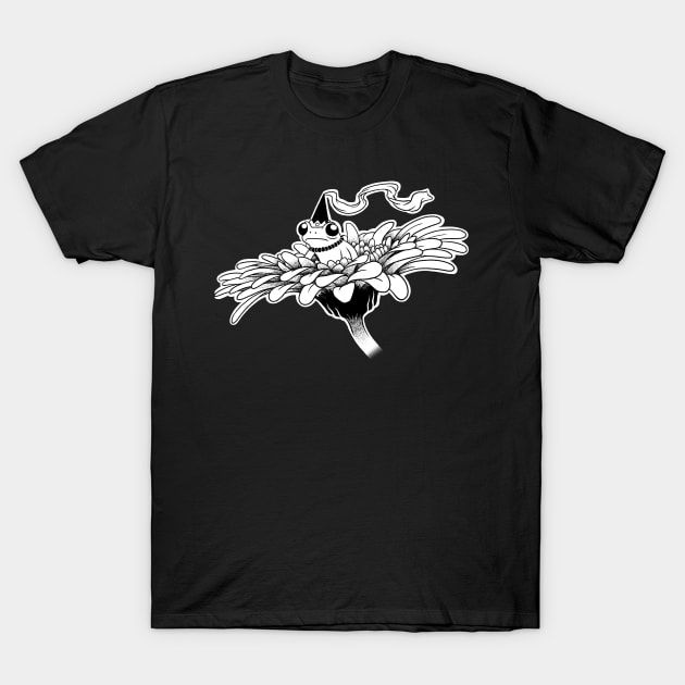 Pricess Frog T-Shirt by Blanche Draw